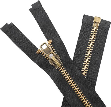 Amazon KVLUAY 8 38 Inch Antique Brass Separating Jacket Zipper Y