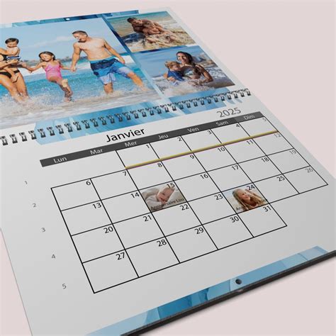 Calendrier Photo Mural Double Page Aquarelle