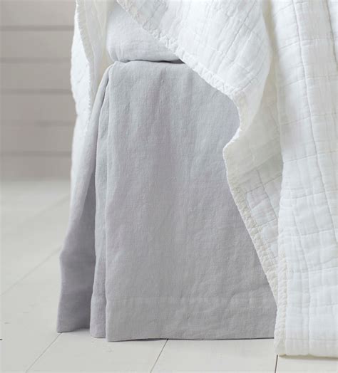 Pebble Grey Linen Valance | Secret Linen Store