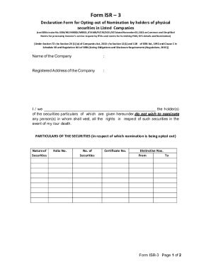 Fillable Online Form ISR 3 Converted Docx Fax Email Print PdfFiller