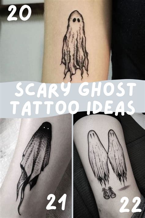 Simple Ghost Tattoo