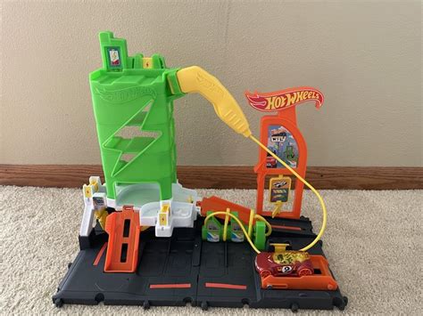 Hot Wheels City Super Recharge Fuel Station Toy Car Macy S