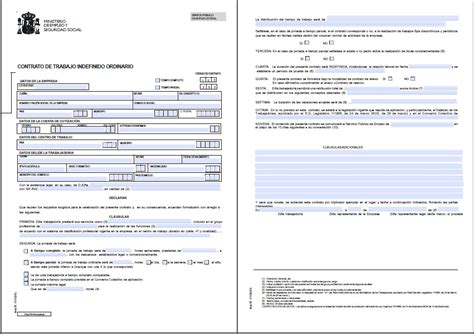 Modelo Contrato Indefinido ¡tienes Que Saber Esto