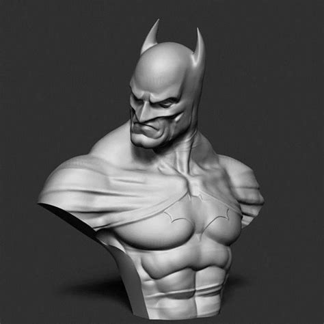 Batman Bust 3d Printing Model Obj