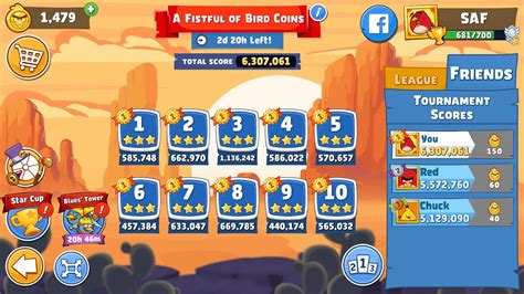 Angry Birds Friends A Fistful Of Bird Coins All Levels 3 Stars