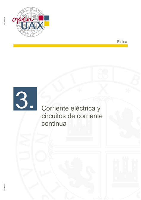 Solution Unidad Final Corriente El Ctrica Y Circuitos De Corriente