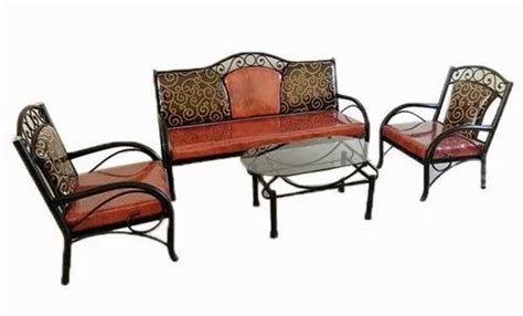 Sarama Steel Standard Wrought Iron Sofa Set For Home Size 3 Seater