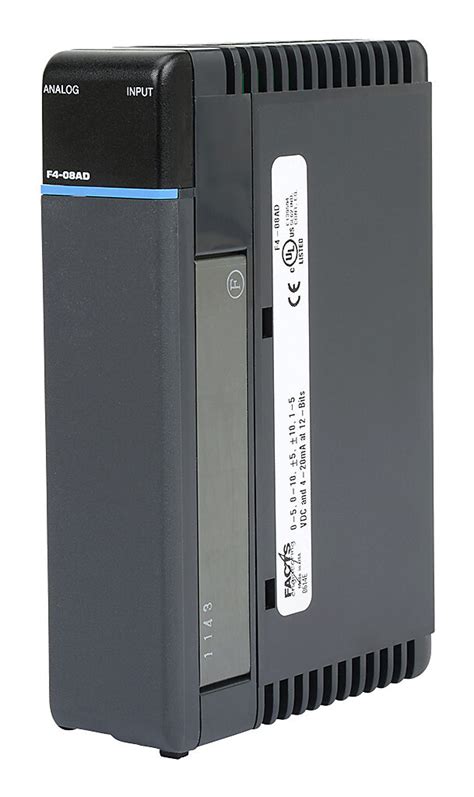 Analog Input Module: 8-ch, current/voltage (PN# F4-08AD) | AutomationDirect