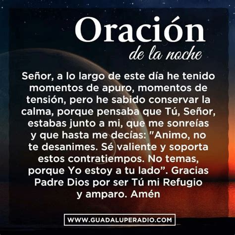 Oración De La Noche Esbiblia