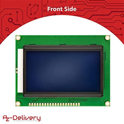 AZDelivery LCD Display 128 X 64 Pixels 12864 KS0108 KS0107 Display