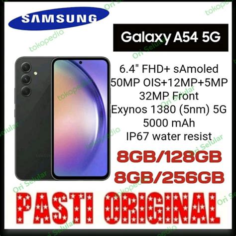 Promo Samsung Galaxy A54 5g 8256 Gb Resmi Sein Violet Cicil 0 3x