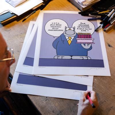 Philippe GELUCK Le Chat une belle occasion 2021 Sérigraphie