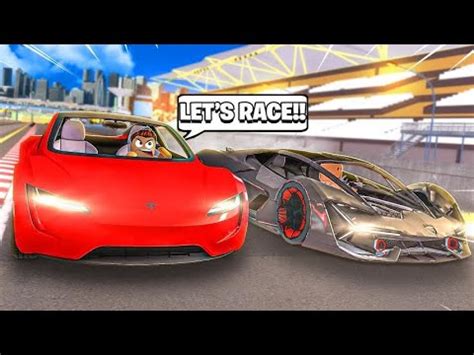 Lamborghini Terzo Millinnio Vs Tesla Roadster In Car Dealership Tycoon