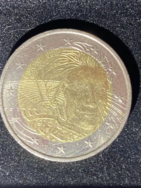 PIÈCE DE 2 Euros Rare SIMONE VEIL 2018 EUR 10 00 PicClick FR