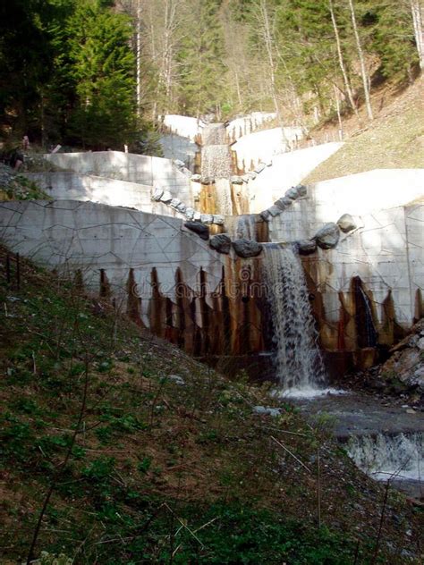 Retention Basin in Flood Protection Stock Photo - Image of engineering, control: 187099618