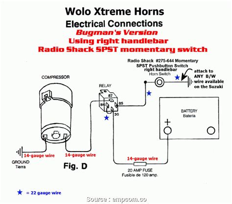 Basic Horn Wiring Diagram