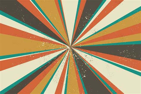 Motion Zoom Line vintage rays sunburst retro background With Grunge style 26584913 Vector Art at ...