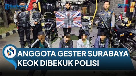 Bak Jagoan Tenteng Celurit Meter Anggota Gangster Di Surabaya Keok