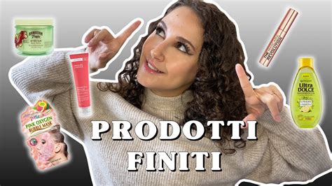 Prodotti Finiti Del Periodo Quasi Tutto Top Youtube