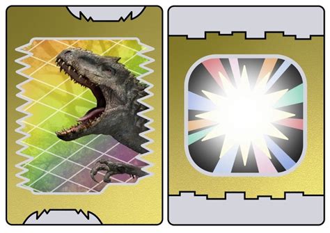 Indominus Rex Card Ilustraci N De Dinosaurios Dino Rey Cartas Dino