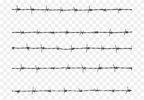 Aluminum Wires Image File Barbed Wire Fence Wire Hd Png Download