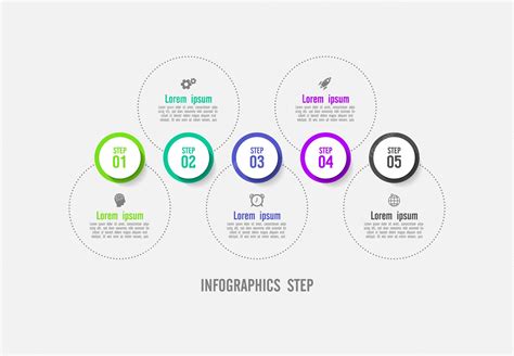 Premium Vector Flat Circular Diagram Infographic Business Template