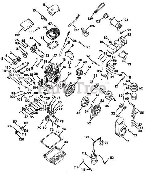 Cub Cadet 127 2050040u Cub Cadet Garden Tractor Engine K301a 12 Hp