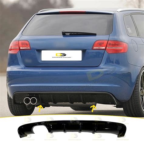 A P Rieger Style Rear Diffuser Splitter Lip Spoiler Left