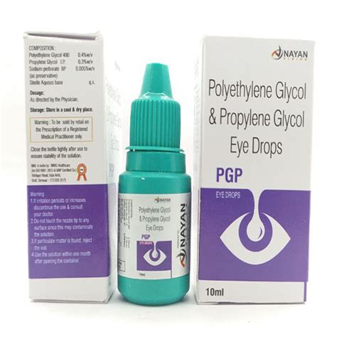 Pgp New Polyethylene Glycol And Propylene Glycol Eye Drops Arlak Biotech