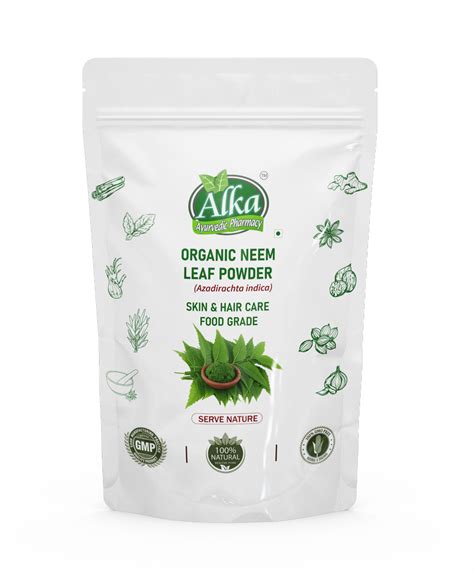 Neem Leaf Powder Packaging Size Gm To Kg Packaging Type Pouch