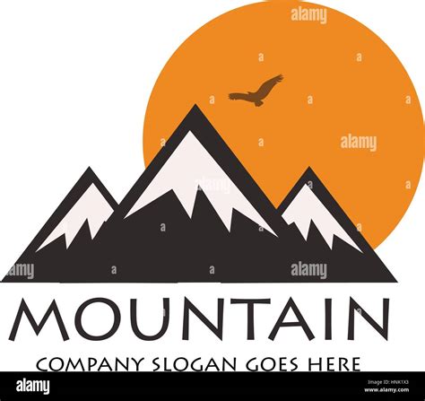 Mountains Logo Design Template Stock Vector Image Art Alamy