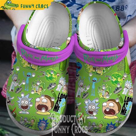 Rick And Morty Science Green Crocs Shoes Discover Comfort And Style