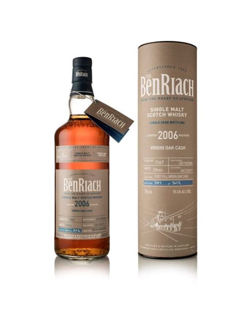 Review BenRiach Classic Cask Strength Single Cask 7367 Virgin Oak 10