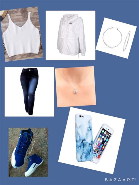 Blue and white themed outfit 💙💟 | Themed outfits, Outfits, Blue and white