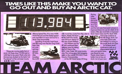 Arctic Cat Team Arctic Ad Arcticinsider