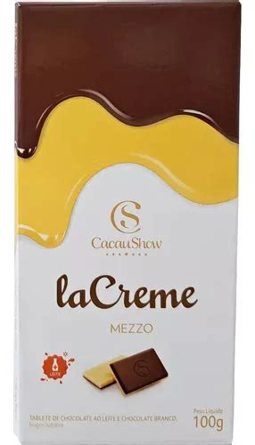 Tablete De Chocolate Lacreme Ao Leite Mezzo Cacau Show G Mercadolivre