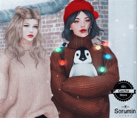 Second Life Marketplace 01 Rare Sorumin Let It Snow Gacha Costume