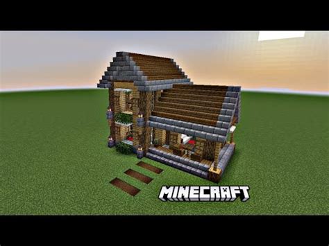 Minecraft How To Build A Cozy Survival House Tutorial YouTube