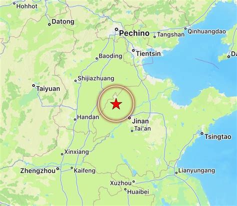 Forte terremoto in Cina paura per la città di Dezhou 6 milioni di