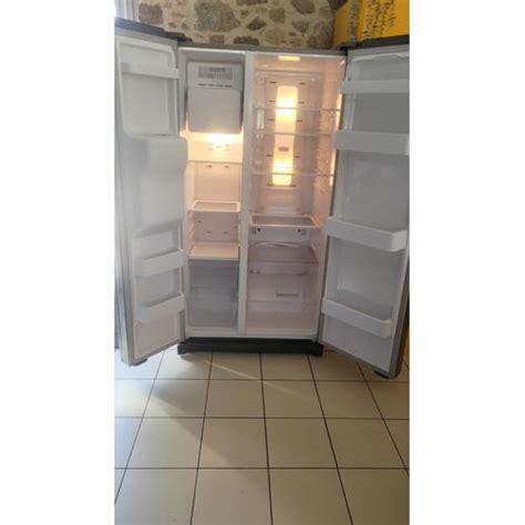 Frigo Am Ricain Samsung Rsh Deis Motif Bois Gris Rakuten