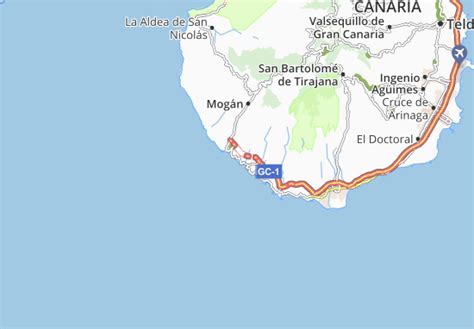 MICHELIN Playa del Cura map - ViaMichelin