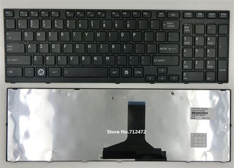 New Laptop US Keyboard With Frame For Toshiba Satellite P750 P750D P755