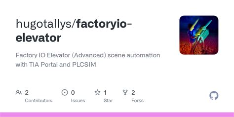 Github Hugotallys Factoryio Elevator Factory Io Elevator Advanced