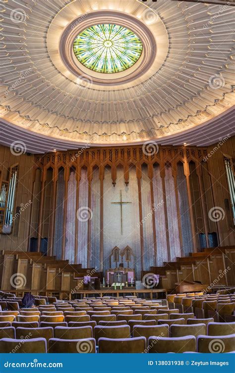 Interior View Of The Boston Avenue United Methodist Church In Tulsa Ok