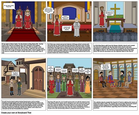 King Henry Viii Storyboard Storyboard By Jpudd