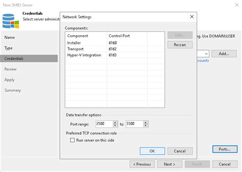 Step 4 Specify Credentials User Guide For Microsoft Hyper V