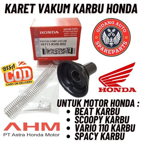 Jual Original Ahm Karet Vakum Karburator Vario Karbu Karet Vacum Beat Karbu Karet Vacum