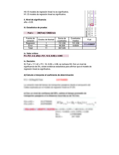 SOLUTION Ejercicios De Regresi N Lineal Simple Usil Studypool