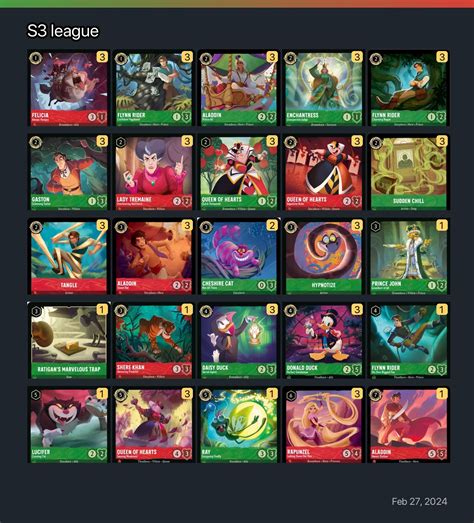 S3 league Lorcana Deck | Lorcana.gg