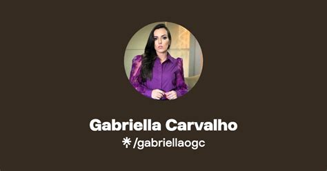 Gabriella Carvalho Instagram Linktree